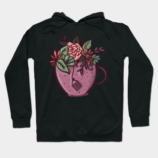 Floral Tea Cup Hoodie